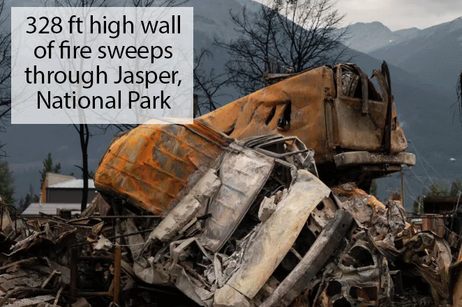 Wildfires lay waste to the west