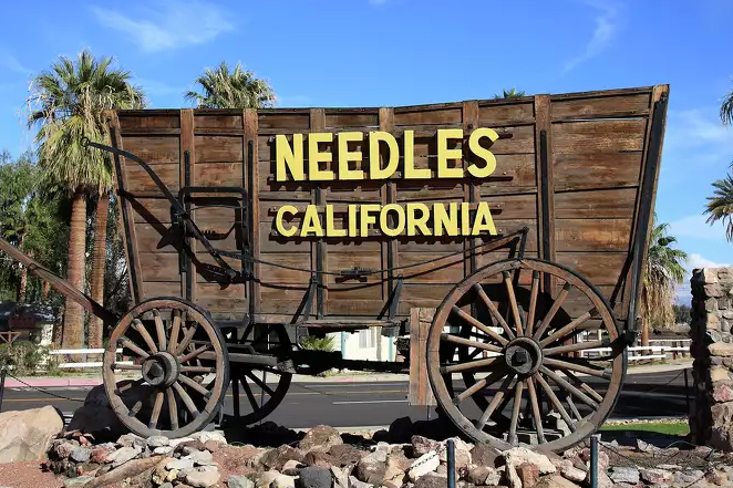 Needles CA new average temperature record
