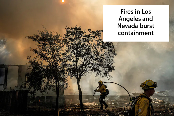 Wildfires exploding in SoCal, Nevada and Oregon