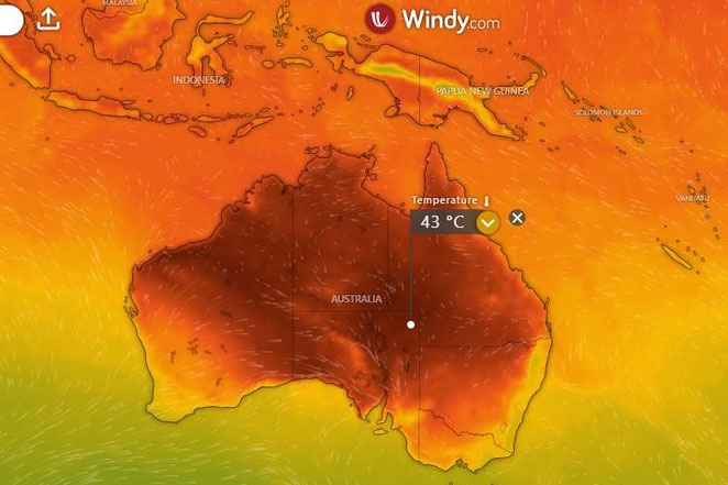 Australia November heatwave