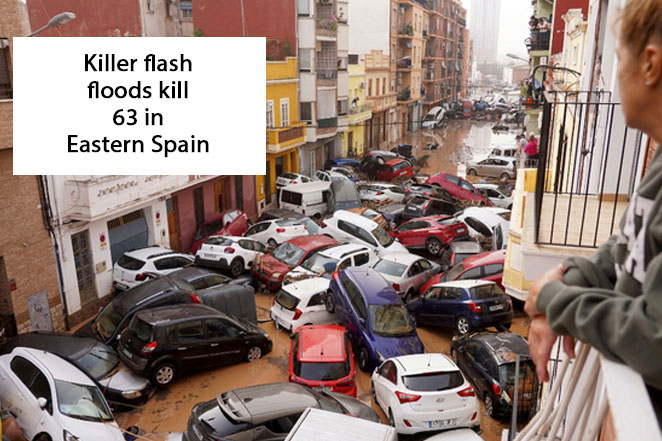 Record rains produce Killer floods in Spain