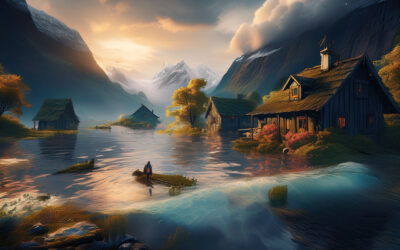As glaciers melt globally, outbreak floods are threatening downstream towns with extinction.