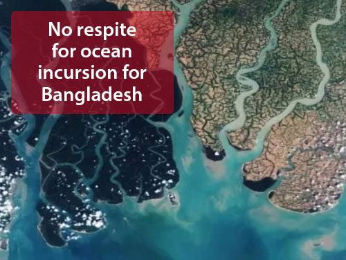Salt water swallowing Bangladesh 