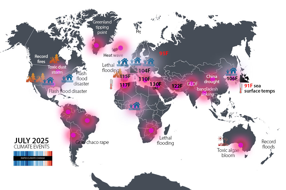 Climate emergencies Summer 2025