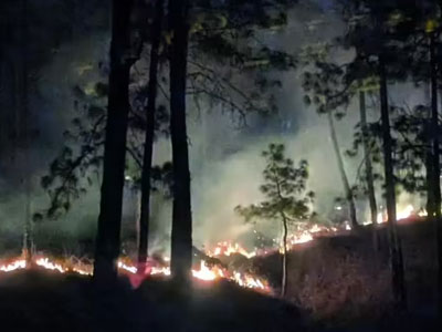 Himalayan regions are experiencing wacky out of season fire events as the mountains dry