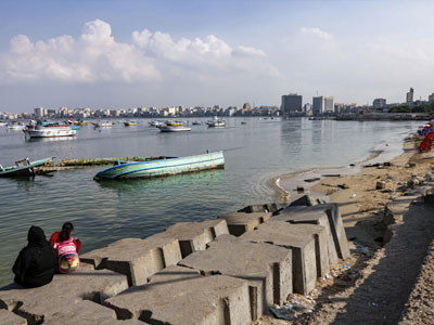 Alexandra Egypt is sinking due to climate change driven sea level rise