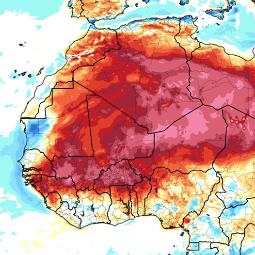 Sahel Heat Wave March 2026