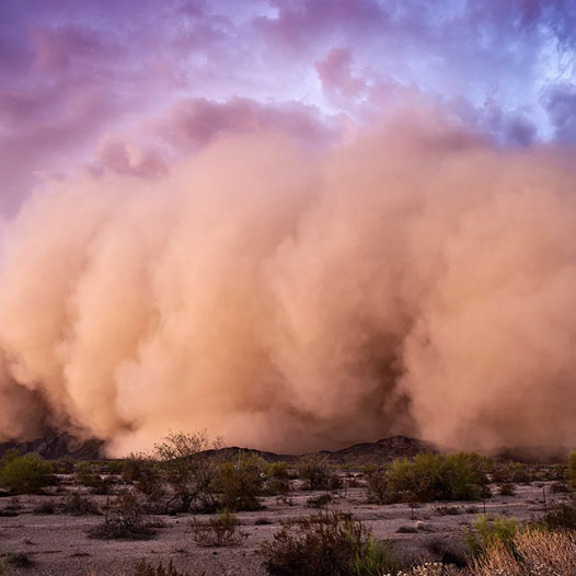 Haboob sand storm africa