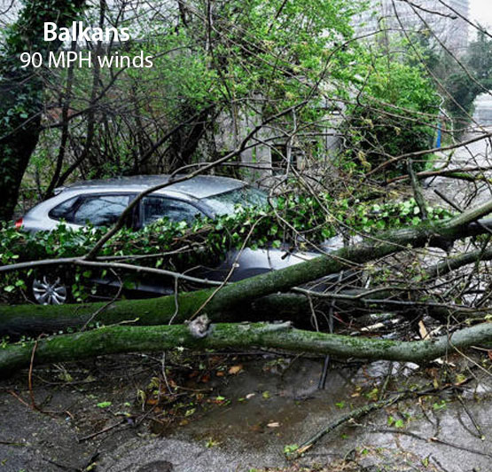 Balkans extreme storms