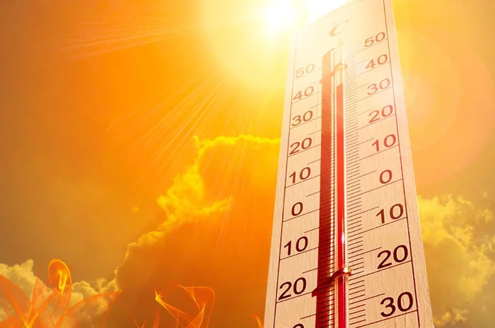Kazakhstan temps up to 104F