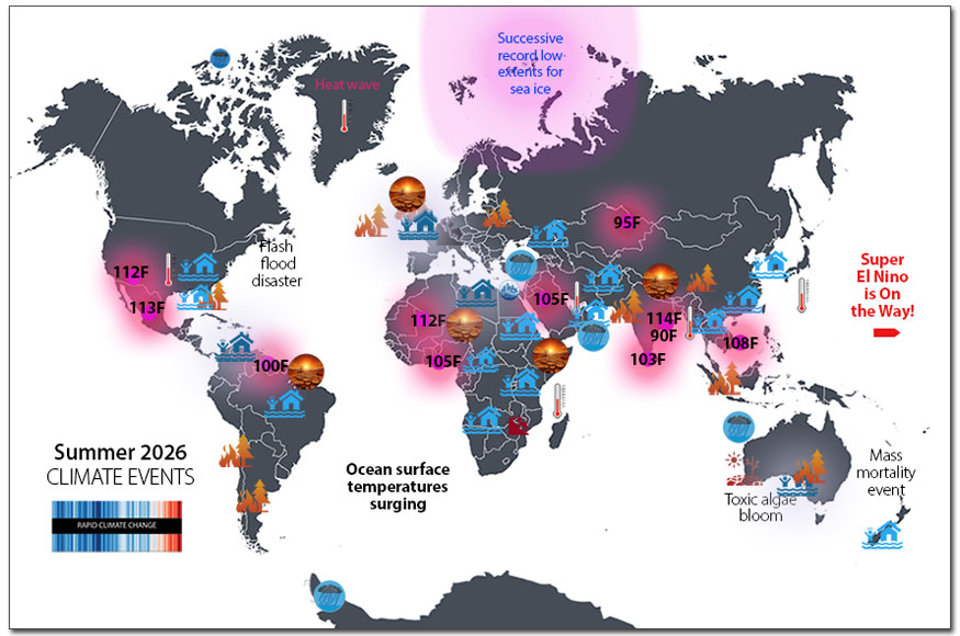 summer 2026 global warming events