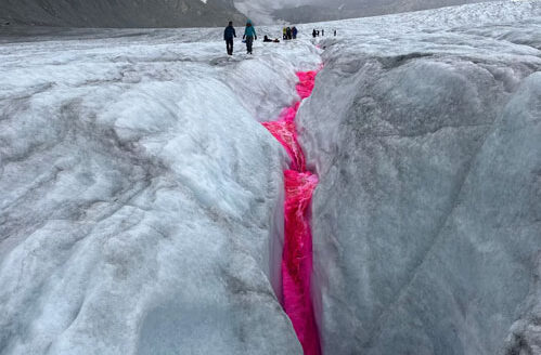 Rhone glacier melting faster