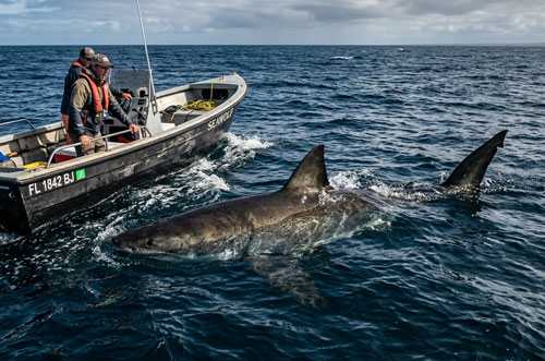 Great white shark migration