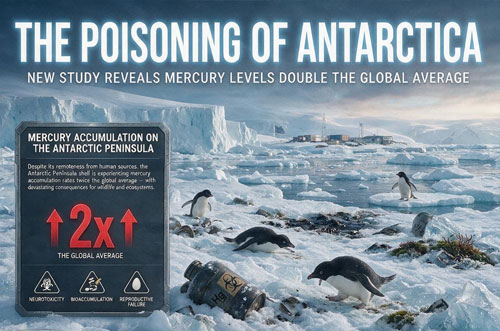 Mercury poisoning Antarctica
