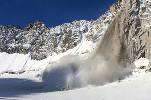 Record Alpine rockfalls