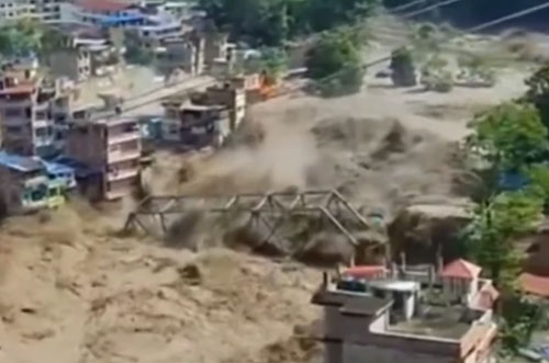 GLOF triggers flash floods in Nepal