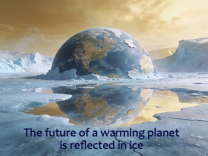 Future of a warming planet is reflected in ICE